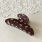 Beau - Butterfly Print Glossy PVC Claw Clip