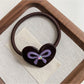 Gifty - Bow Letter Hair Tie