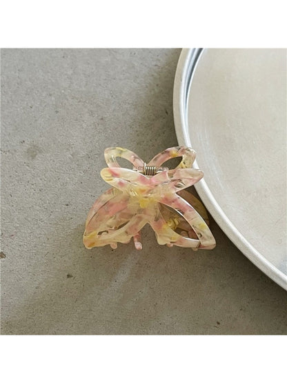 Beau Misty Acetate Butterfly Hair Clip showing detailed butterfly wing pattern