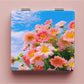 Mirroray - Scenic Floral Compact PU Glass Mirror