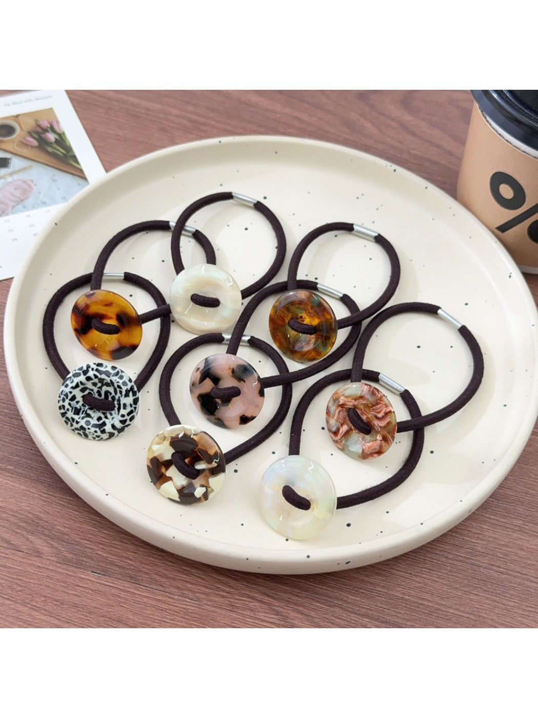 Gifty - Ink-Wash Round Hair Tie