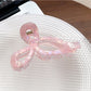 Beau - Plastic Butterfly Bow Geometric Claw Clip