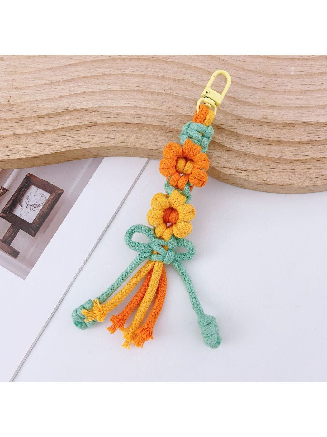 Keypus - Daisy Flower Bag Accessory Keychain
