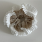 Gifty - Ruffled Minimalist Polyester Hair Scrunchie