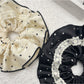 Gifty - Polka Dot Lace Satin Hair Loop