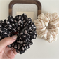 Gifty - Vintage Floral Ruffled Polyester Scrunchie