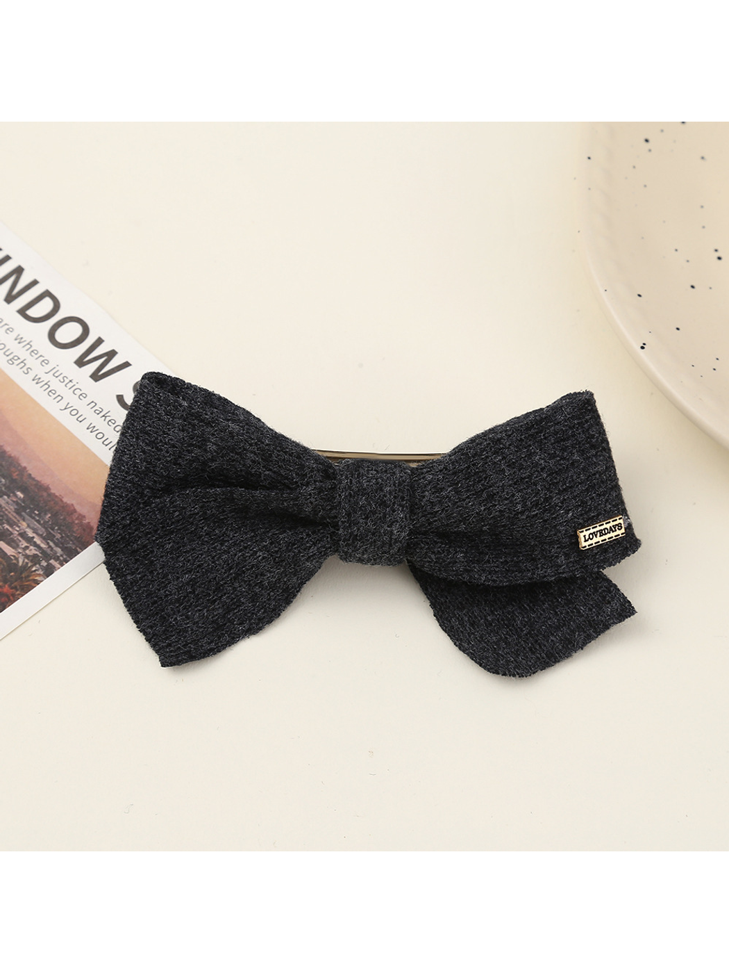 Beau - Simple Bow Updo Styling Claw Hair Clip