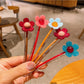 Beau - Plastic Alloy Flower Design Hair Clip