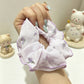 Gifty - Simple Flower Print Polyester Scrunchie