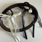 Gifty - Lace Bow Ribbon Hair Tie