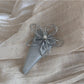 Beau - Beaded Flower Irregular Hair Clip