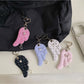 Keypus - Retro Polka Dot Wing Bag Charm Keychain