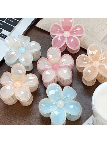 Beau - Fresh Style Floral Plastic Hair Claw Clip