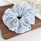 Gifty - Polka Dot Ruched Polyester Scrunchie