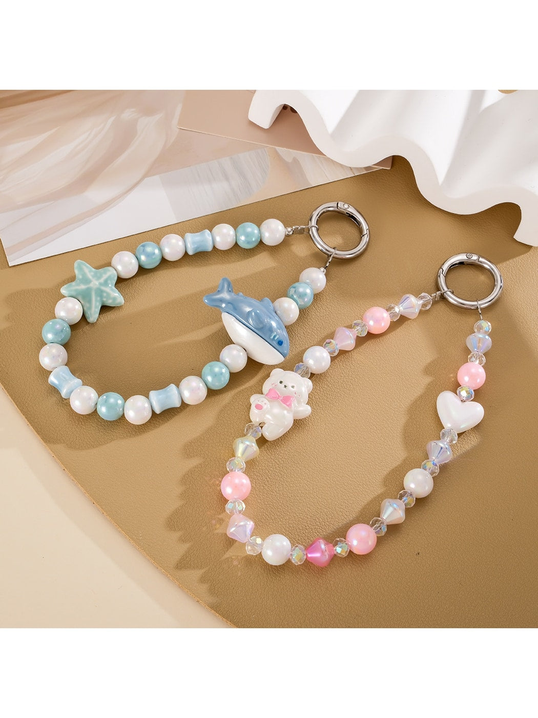 Keypus - Acrylic Beaded Cute Motif Phone Charm