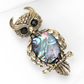 Brovia - Animal Shape Owl Inlay Decorative Brooch