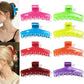 Beau - Clear Finish PC Geometric Hair Claw Clip