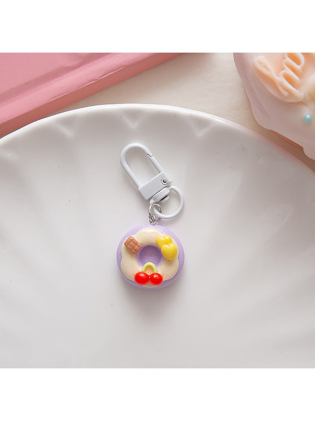 Keypus - Cute Fruit Donut Keychain