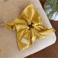 Gifty - Yellow Plaid Scrunchie Hair Clip and Headband