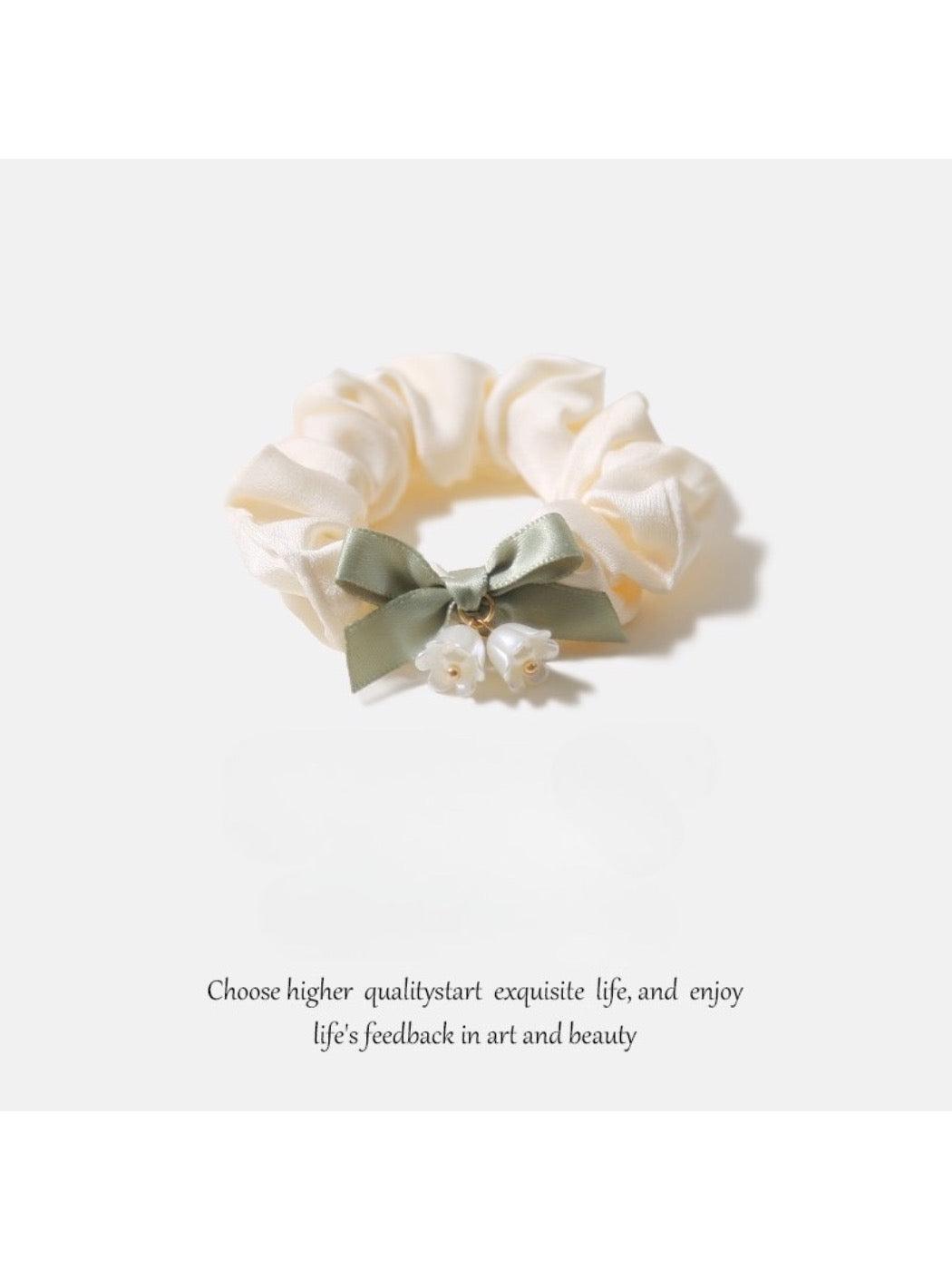 Gifty - Lily of the Valley Scrunchie