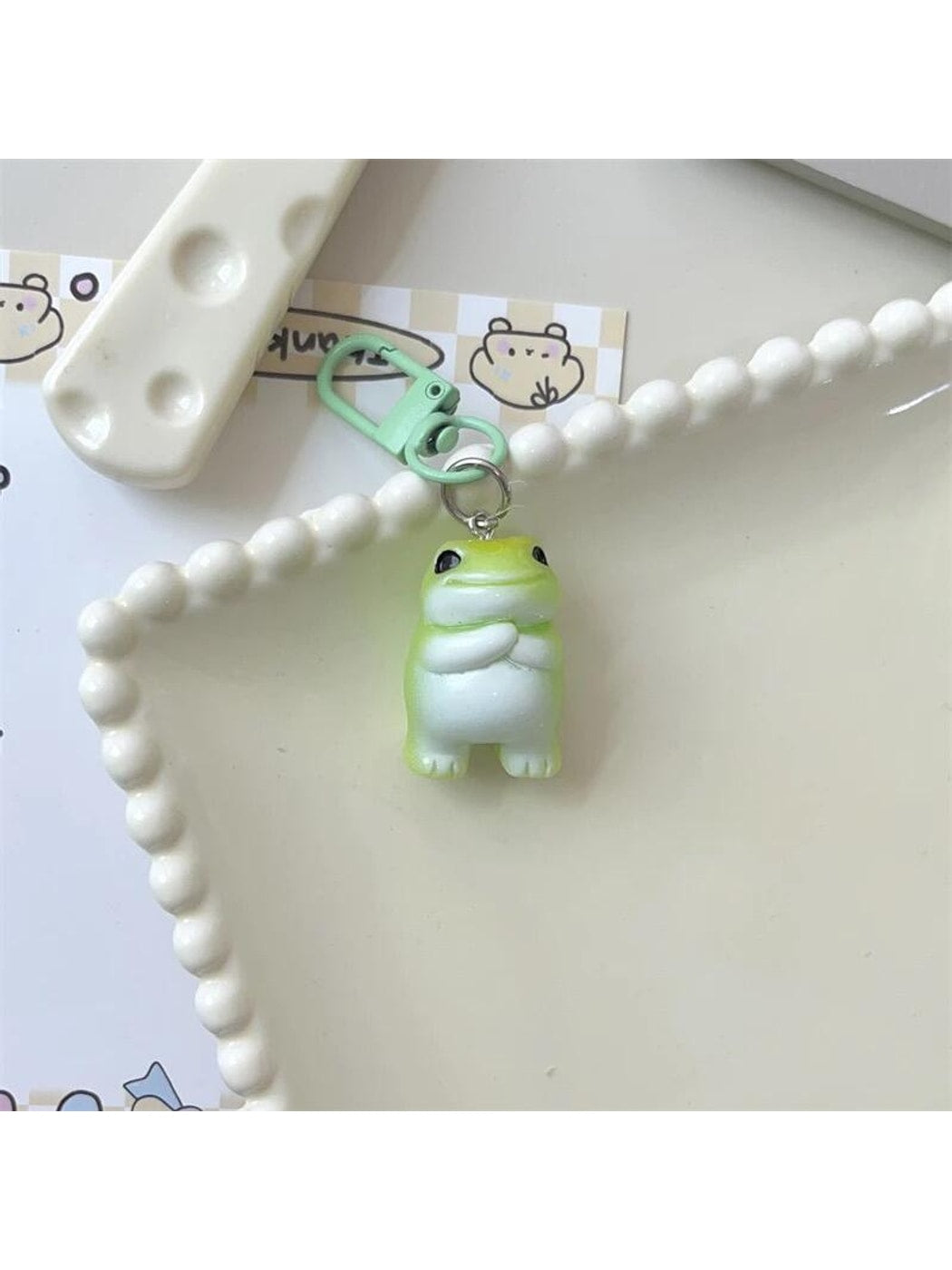 Keypus - Cute Cartoon Frog Bag Charm Alloy Keychain