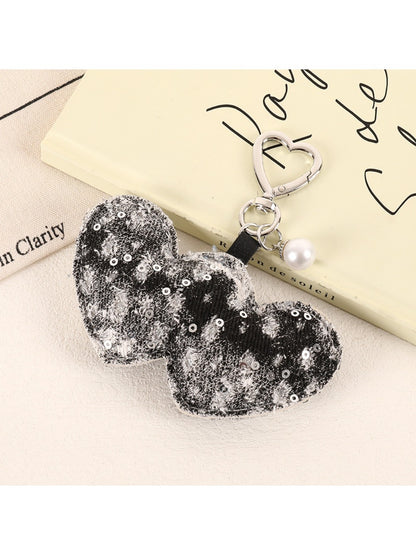 Keypus - Fashion ripped denim bag pendant