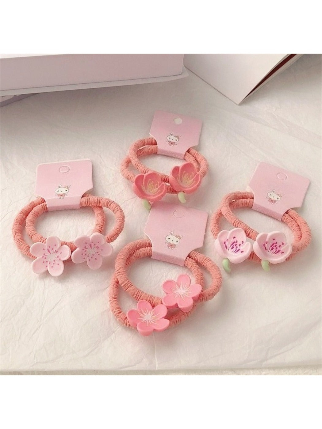 Gifty - Cute Flower Hair Tie (2 Pcs)
