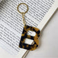 Keypus - Leopard Print Letter Keychain