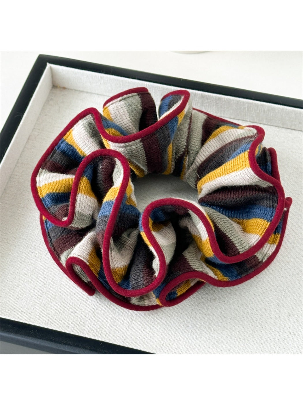 Gifty - Brown Striped Hair Ties