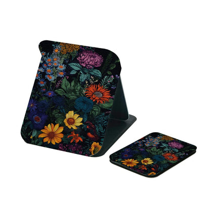 Mirroray - Dark Floral Tabletop Folding Vanity Mirror