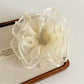 Gifty - Beaded Organza Layered Ruffled Hair Scrunchie