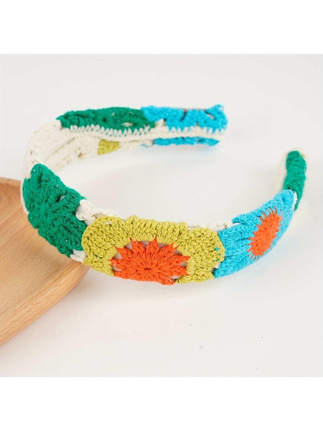 Gifty - Colorful Flower Wide Headband