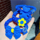 Gifty - 10pcs Blue Hair Ties Set