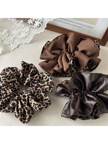 Gifty - Vintage Leopard Print Hair Ties
