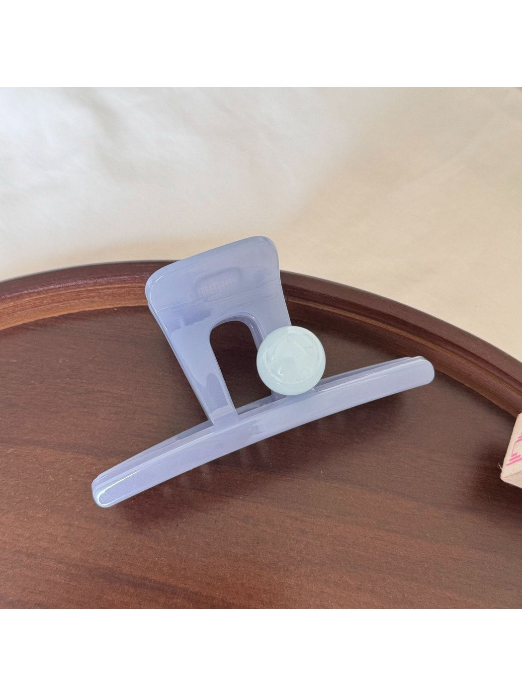 Beau - Alloy Acrylic Minimal Barrette Style Hair Clip