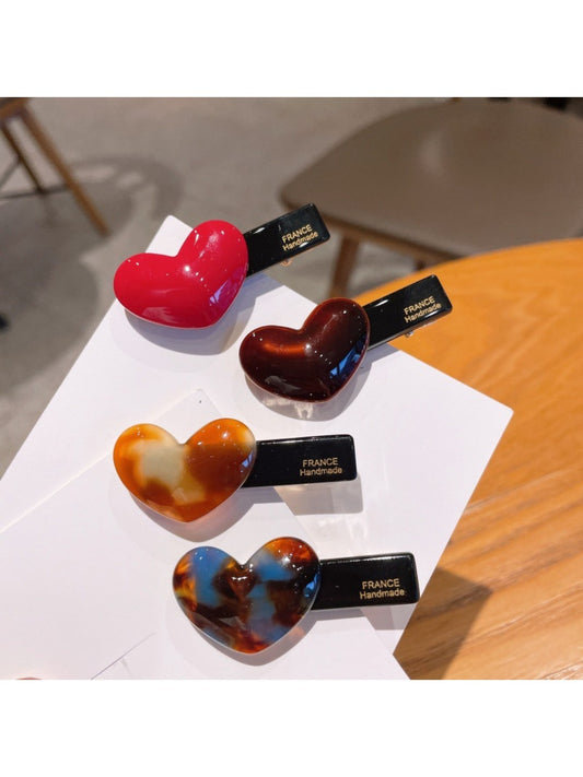Beau - Adorable Heart Shaped Hair Clip