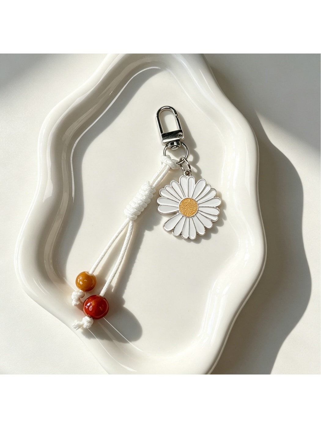 Keypus - Daisy Pendant Phone and Bag Charm Keychain