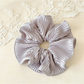 Gifty - Pleated Satin Look Ruffle Hair Scrunchie
