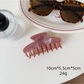Beau - Glossy Marbled Retro Style Claw Clip