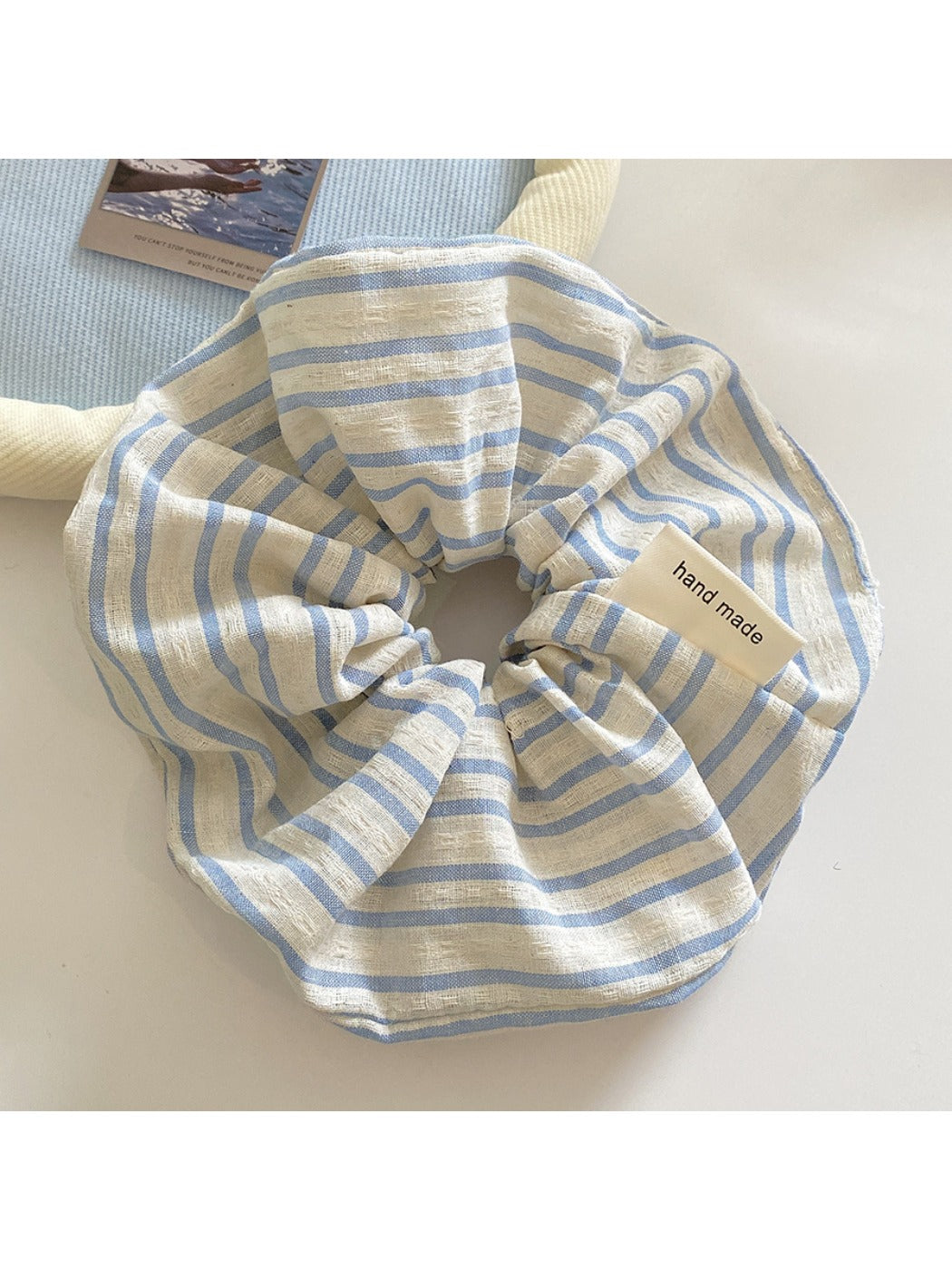 Gifty - Retro Blue Checkered Hair Loop