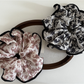 Gifty - Vintage Printed Polyester Hair Scrunchie