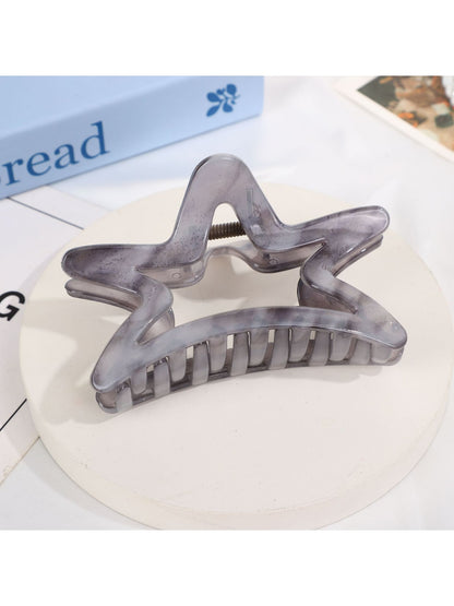 Beau - Iridescent Translucent Star Shape Claw Clip