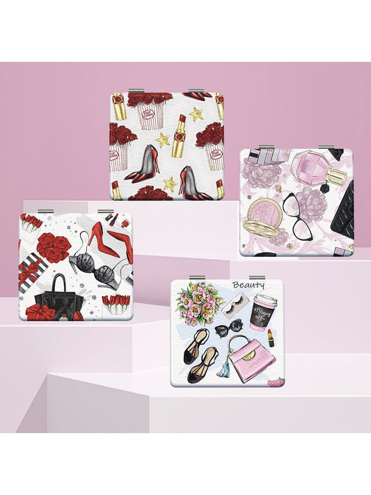 Mirroray - Fashion Themed Folding Makeup Mirror