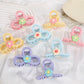 Beau - Retro Floral Bow Shape Hair Section Claw Clip