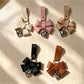 Keypus - Cartoon Bow PU Alloy Pendant Bag Charm Keychain