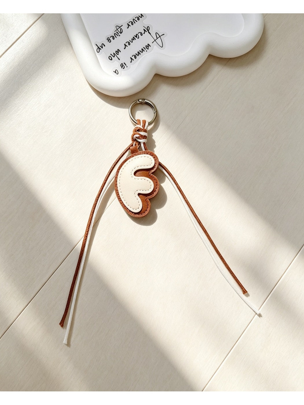 Keypus - Modern Minimalist Letter Bag Charm Keychain