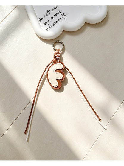 Keypus - Modern Minimalist Letter Bag Charm Keychain