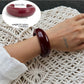 Lovra minimalist bracelet in silver shown with soft natural lighting
