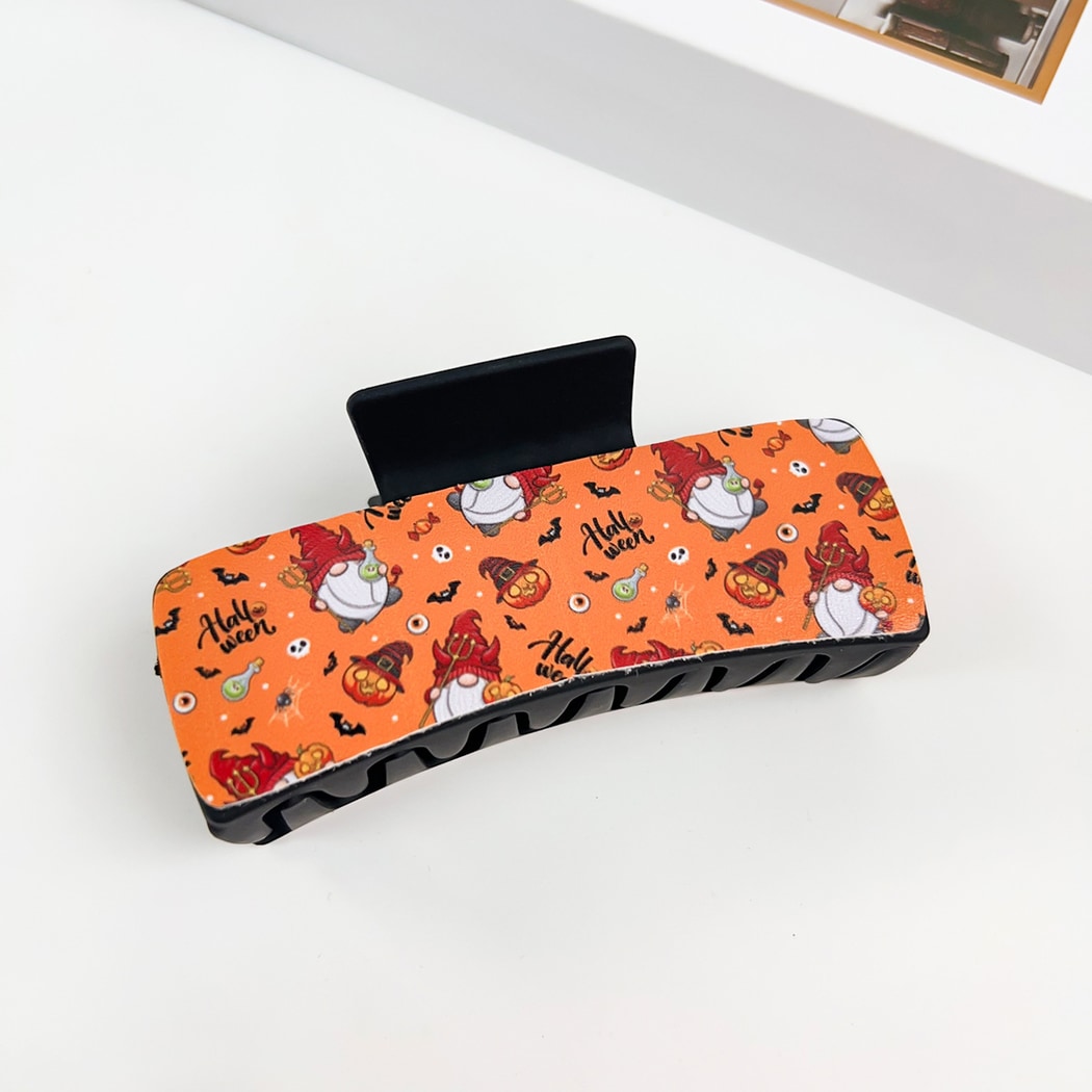 Beau - Halloween Ghost Print Claw Clip
