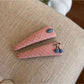Gifty - Pink Plaid Scrunchie Hair Clip and Headband